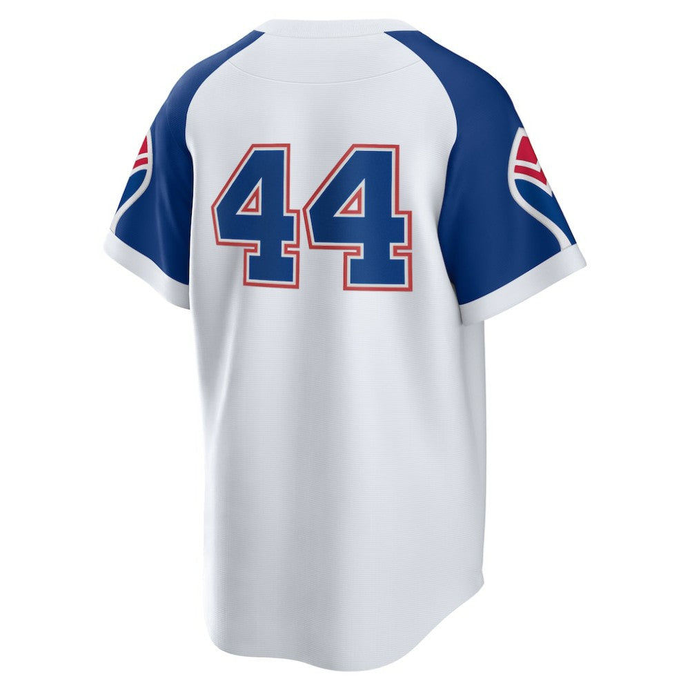 White Hank Aaron Atlanta Braves Nike Home Cooperstown Collection Player Jersey