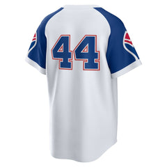 White Hank Aaron Atlanta Braves Nike Home Cooperstown Collection Player Jersey
