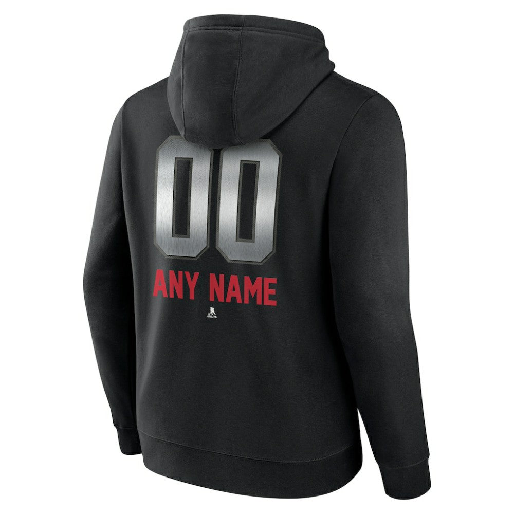 NHL Carolina Hurricanes Personalized Midnight Mascot Logo Pullover Hoodie