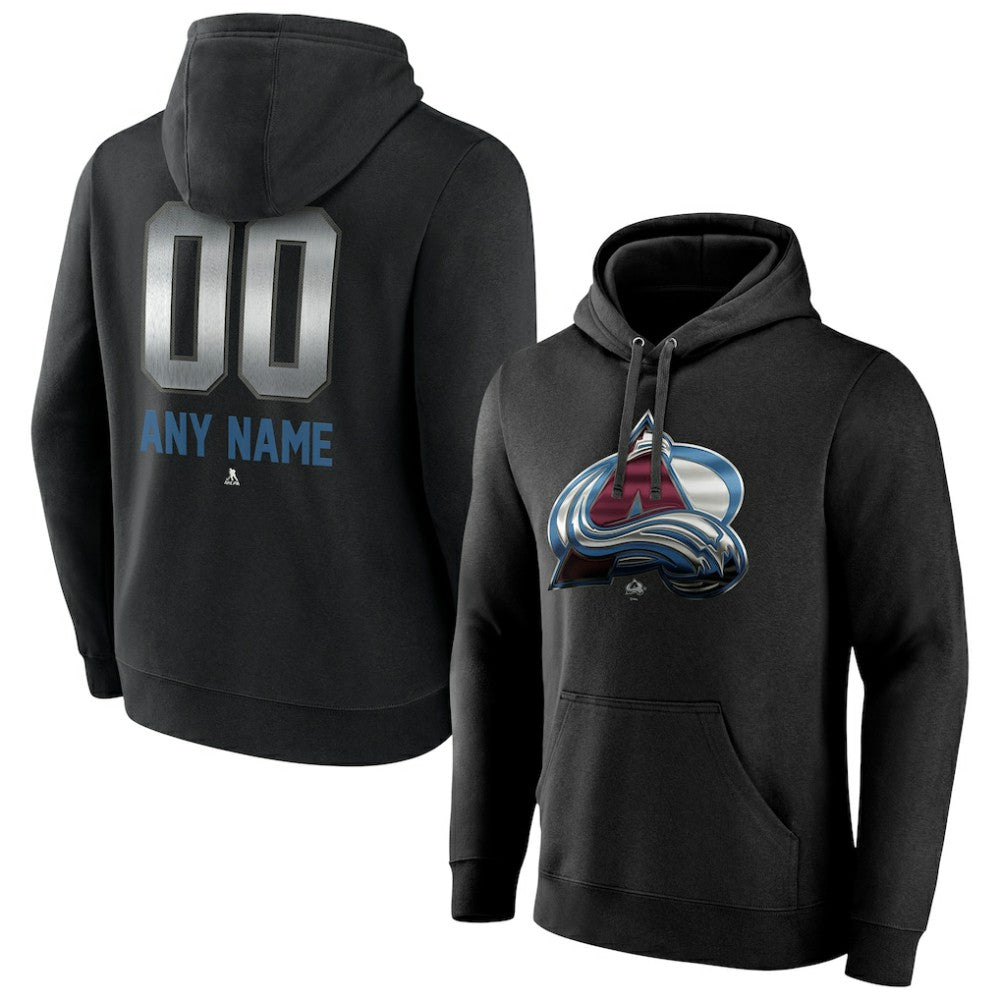 NHL Colorado Avalanche Personalized Midnight Mascot Logo Pullover Hoodie