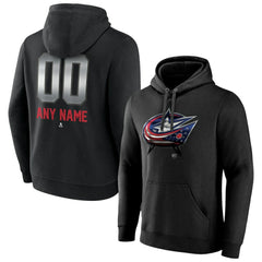 NHL Columbus Blue Jackets Personalized Midnight Mascot Logo Pullover Hoodie