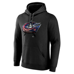 NHL Columbus Blue Jackets Personalized Midnight Mascot Logo Pullover Hoodie