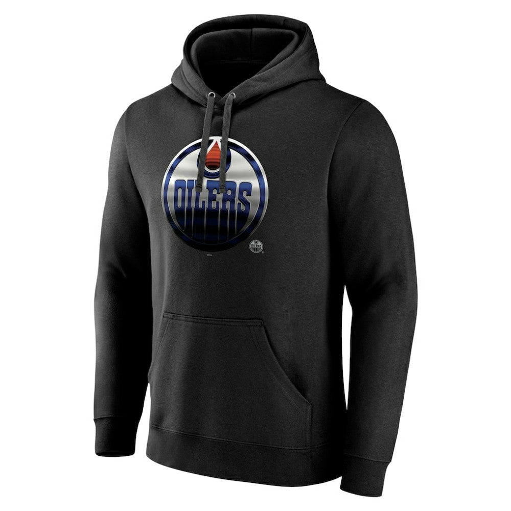 NHL Edmonton Oilers Personalized Midnight Mascot Logo Pullover Hoodie
