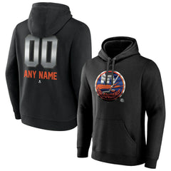 NHL New York Islanders Personalized Midnight Mascot Logo Pullover Hoodie