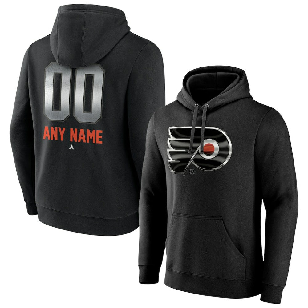 NHL Philadelphia Flyers Personalized Midnight Mascot Logo Pullover Hoodie