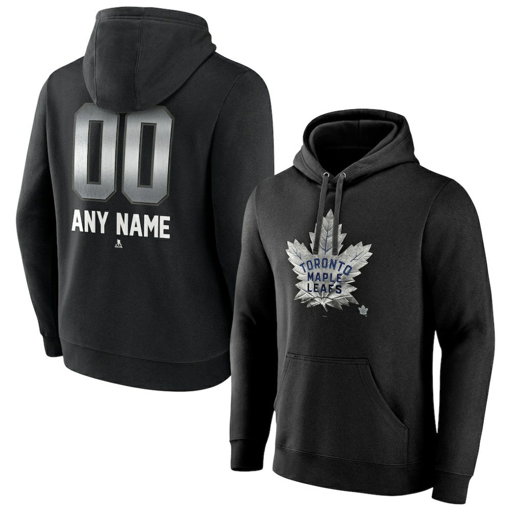 NHL Toronto Maple Leafs Personalized Midnight Mascot Logo Pullover Hoodie