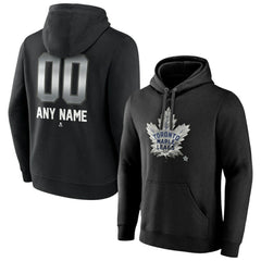 NHL Toronto Maple Leafs Personalized Midnight Mascot Logo Pullover Hoodie