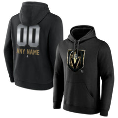 NHL Vegas Golden Knights Personalized Midnight Mascot Logo Pullover Hoodie