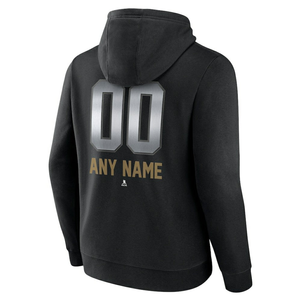NHL Vegas Golden Knights Personalized Midnight Mascot Logo Pullover Hoodie