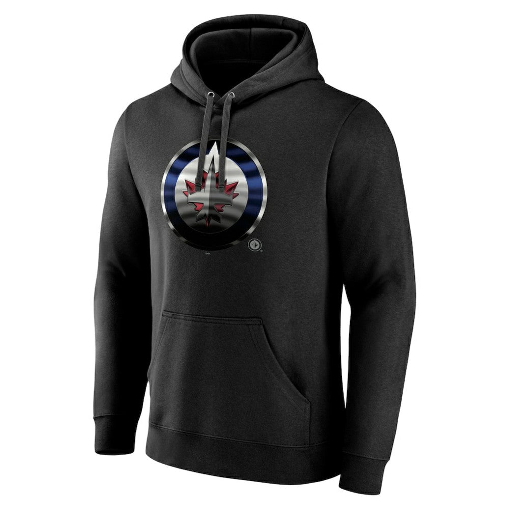 NHL Winnipeg Jets Personalized Midnight Mascot Logo Pullover Hoodie