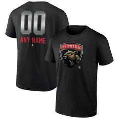 NHL Florida Panthers Personalized Midnight Mascot Logo T-Shirt