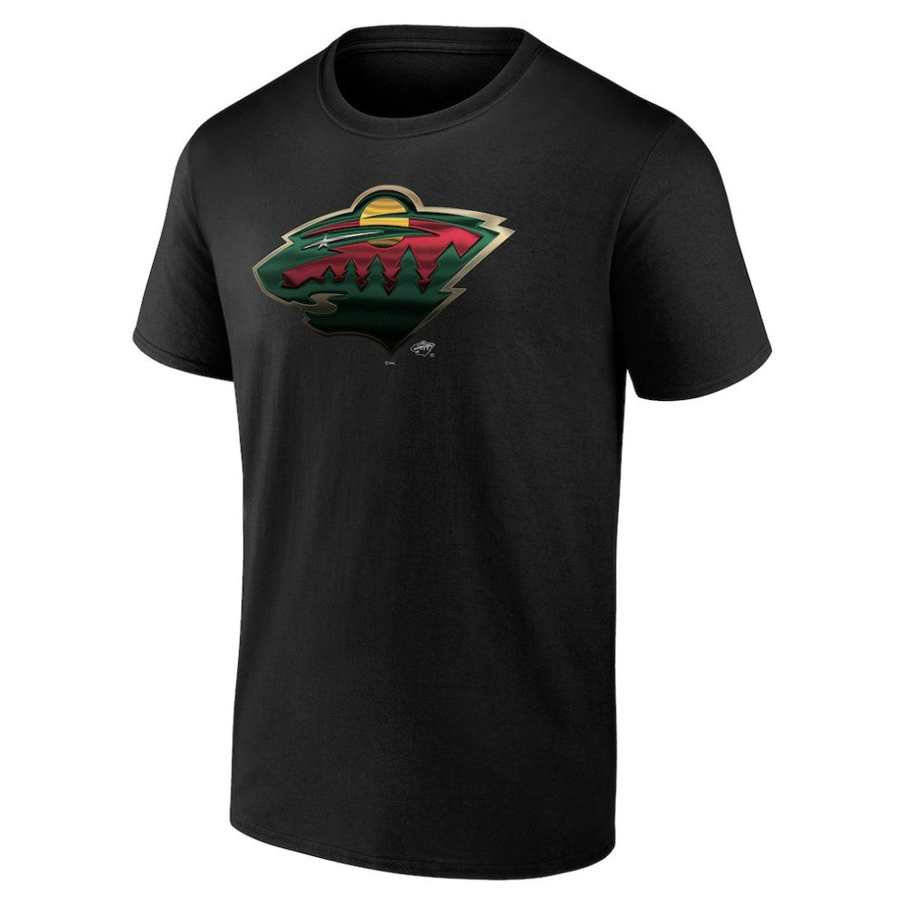 NHL Minnesota Wild Personalized Midnight Mascot Logo T-Shirt