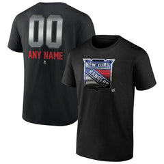 NHL New York Rangers Personalized Midnight Mascot Logo T-Shirt