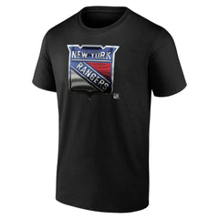 NHL New York Rangers Personalized Midnight Mascot Logo T-Shirt