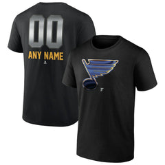 NHL St. Louis Blues Personalized Midnight Mascot Logo T-Shirt