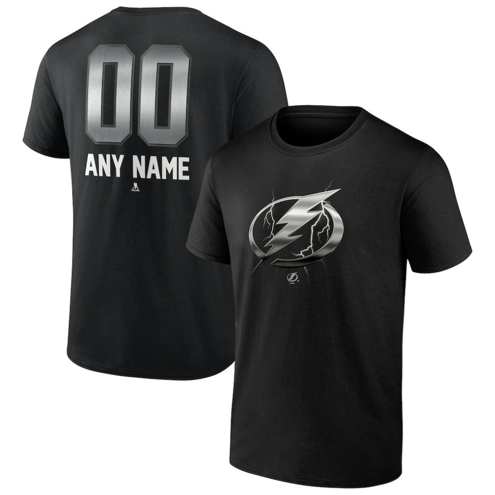 NHL Tampa Bay Lightning Personalized Midnight Mascot Logo T-Shirt