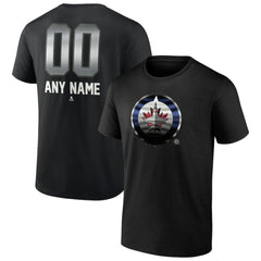 NHL Winnipeg Jets Personalized Midnight Mascot Logo T-Shirt