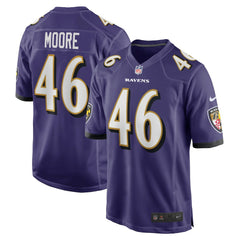 Nick Moore  Game Jersey - Baltimore Ravens Jerseys
