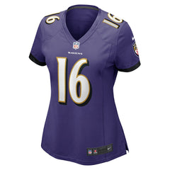 Tylan Wallace  Women's Game Jersey - Baltimore Ravens Jerseys