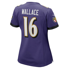 Tylan Wallace  Women's Game Jersey - Baltimore Ravens Jerseys