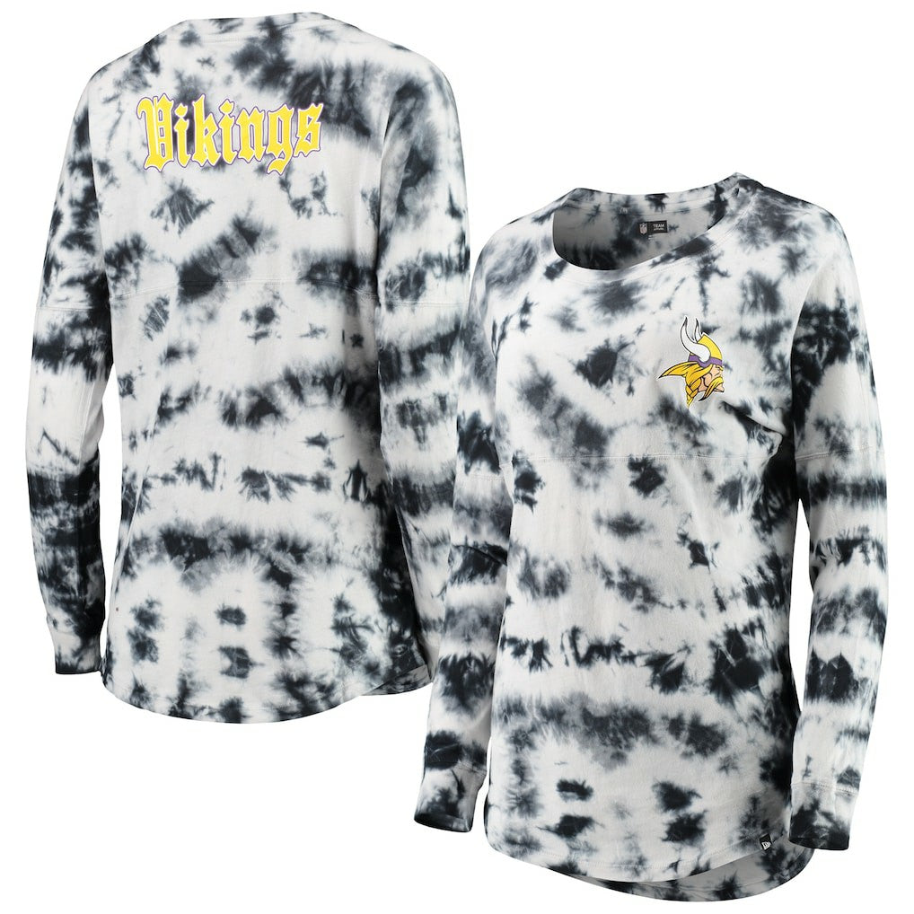 Women's Tie-Dye Long Sleeve T-Shirt - Minnesota Vikings T-shirts