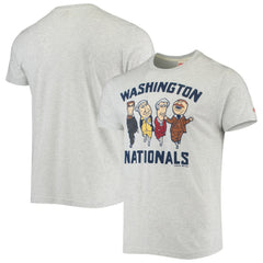 Heathered Gray Washington Nationals Homage Hyper Local Tri-Blend T-Shirt