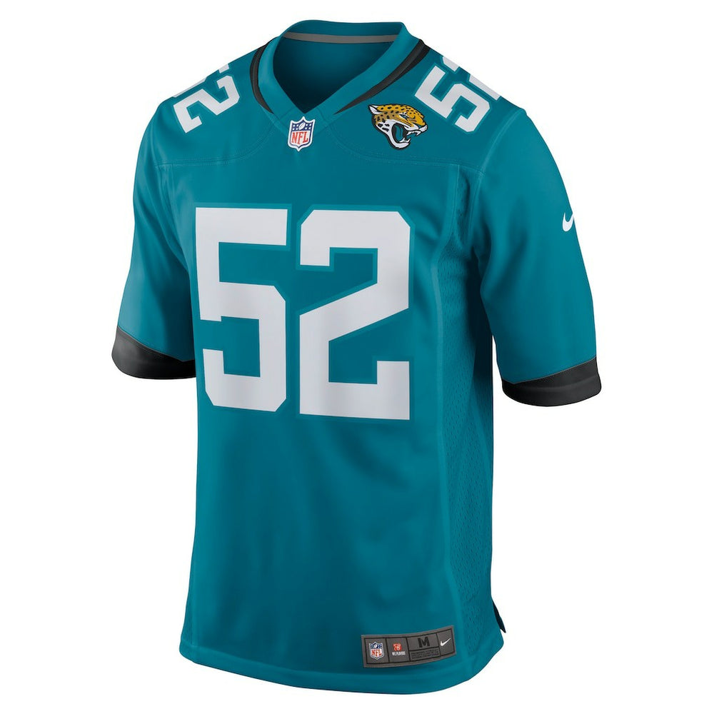 DaVon Hamilton  Game Jersey - Jacksonville Jaguars Jerseys