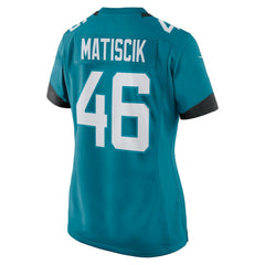 Ross Matiscik  Women's Game Jersey - Jacksonville Jaguars Jerseys