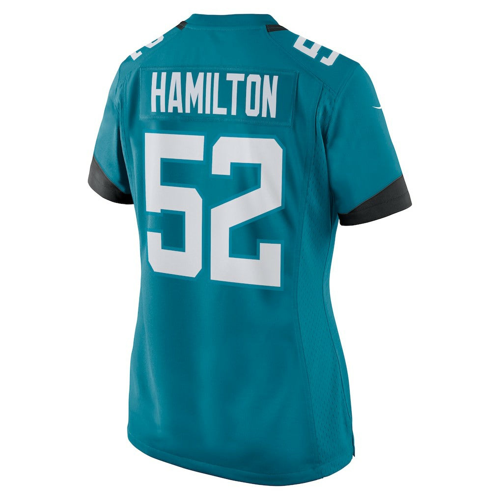 DaVon Hamilton  Women's Game Jersey - Jacksonville Jaguars Jerseys