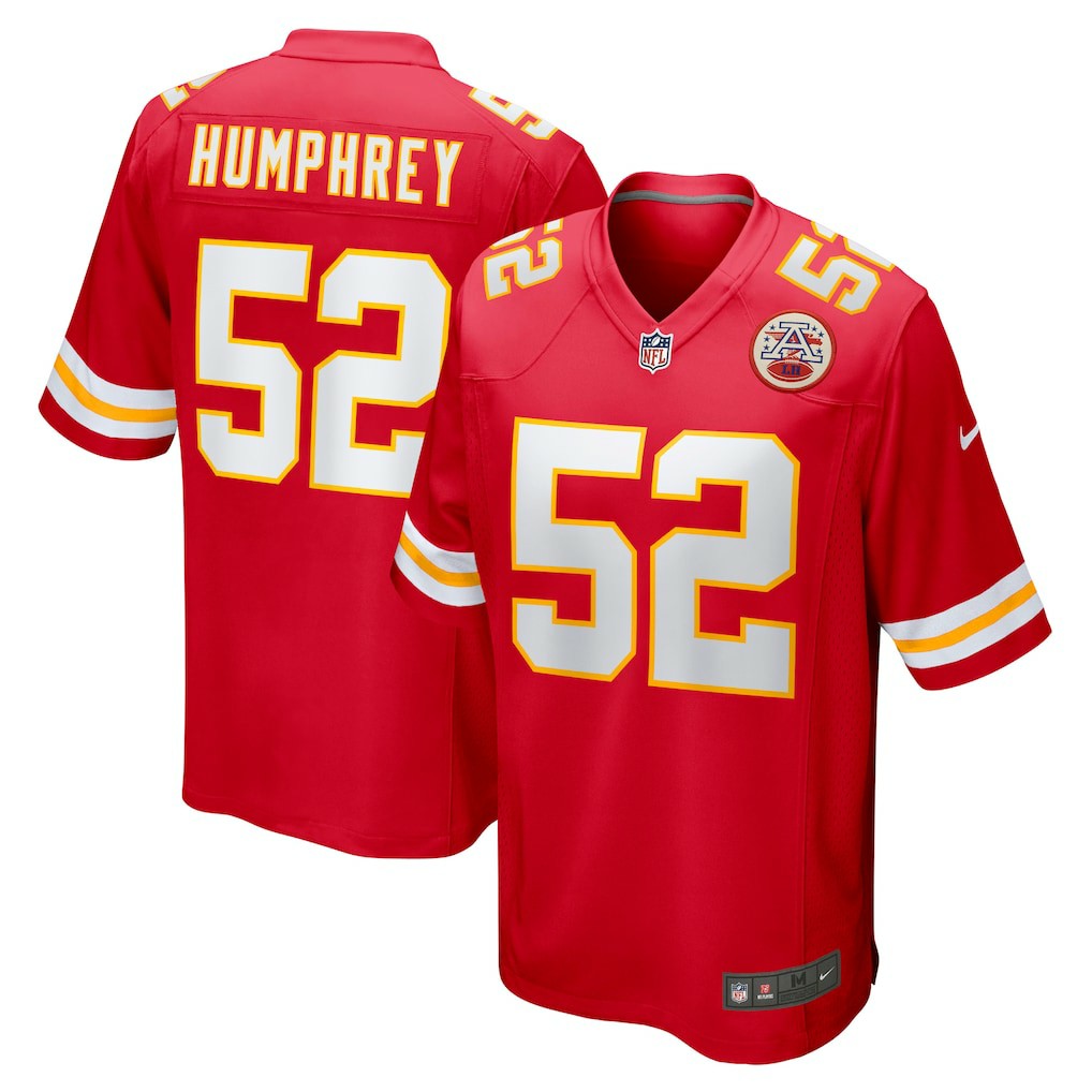 Creed Humphrey  Game Jersey - Kansas City Chiefs Jerseys