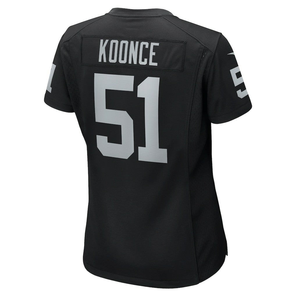 Malcolm Koonce  Women's Game Jersey - Las Vegas Raiders Jerseys