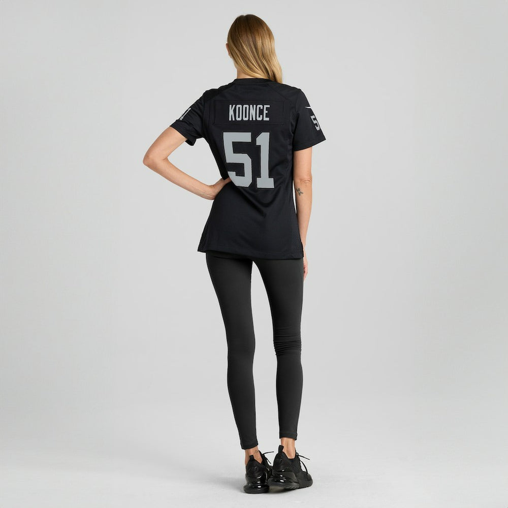 Malcolm Koonce  Women's Game Jersey - Las Vegas Raiders Jerseys