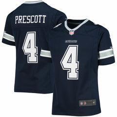 Dak Prescott  Girls Youth Team Game Jersey - Dallas Cowboys Jerseys