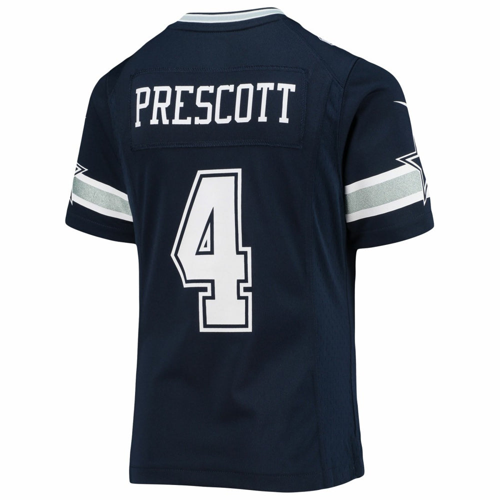 Dak Prescott  Girls Youth Team Game Jersey - Dallas Cowboys Jerseys