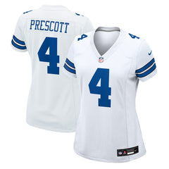 Dak Prescott  Women's Team Game Jersey - Dallas Cowboys Jerseys