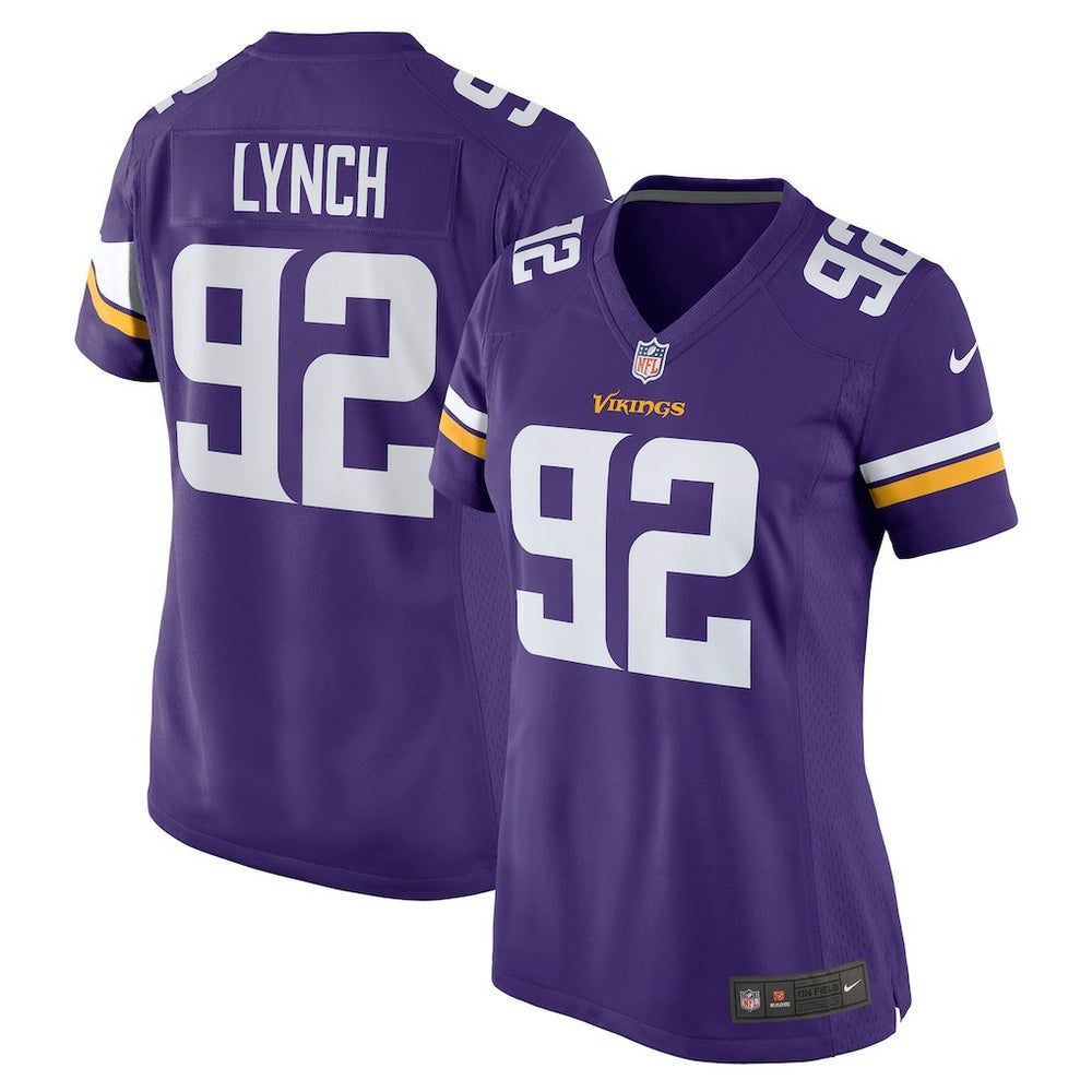 James Lynch  Women's Game Player Jersey - Minnesota Vikings Jerseys