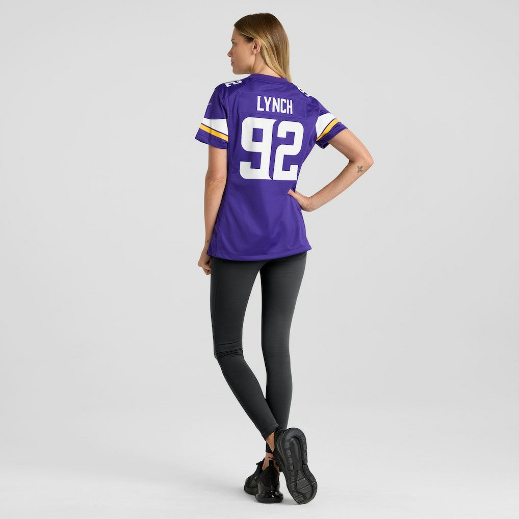 James Lynch  Women's Game Player Jersey - Minnesota Vikings Jerseys