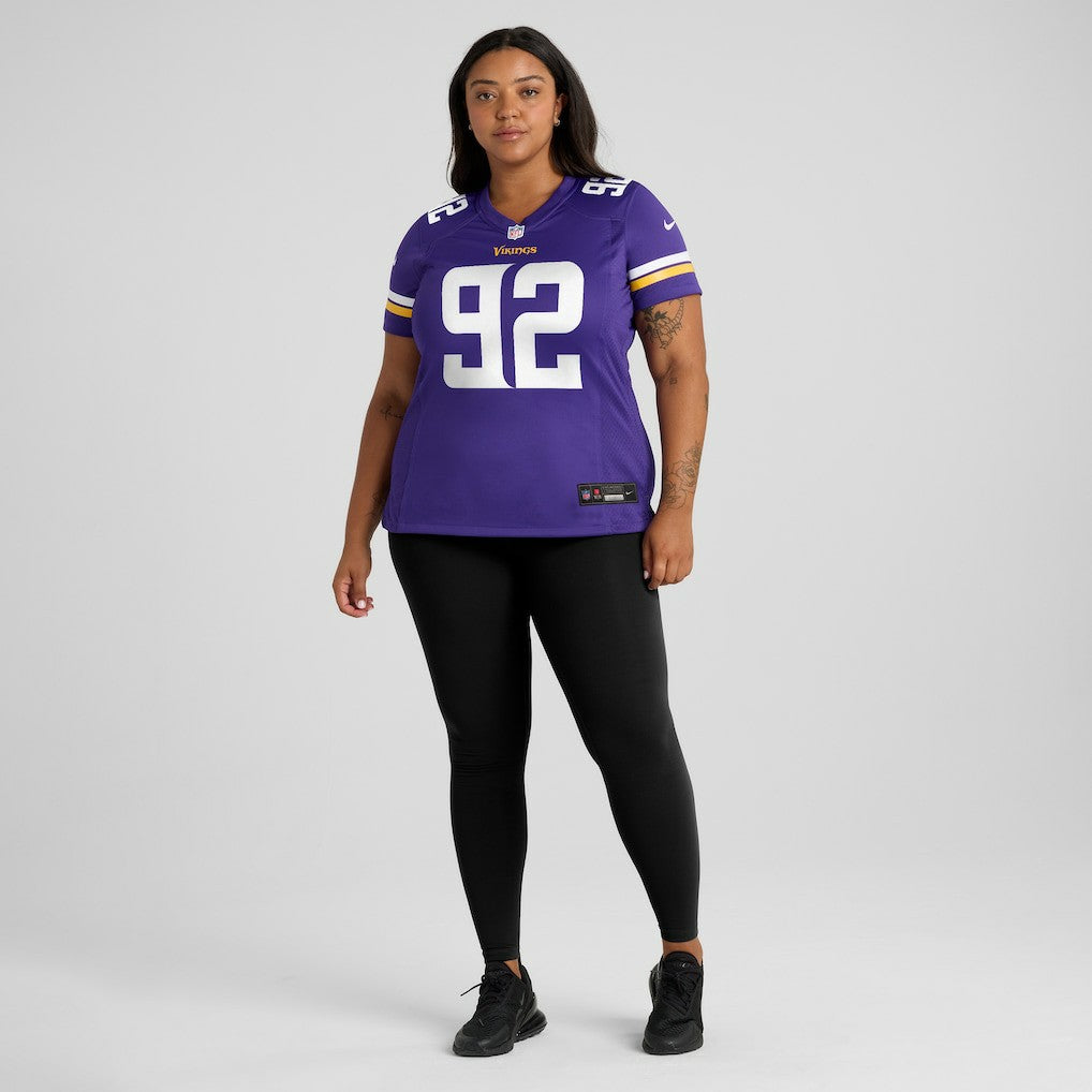 James Lynch  Women's Game Player Jersey - Minnesota Vikings Jerseys