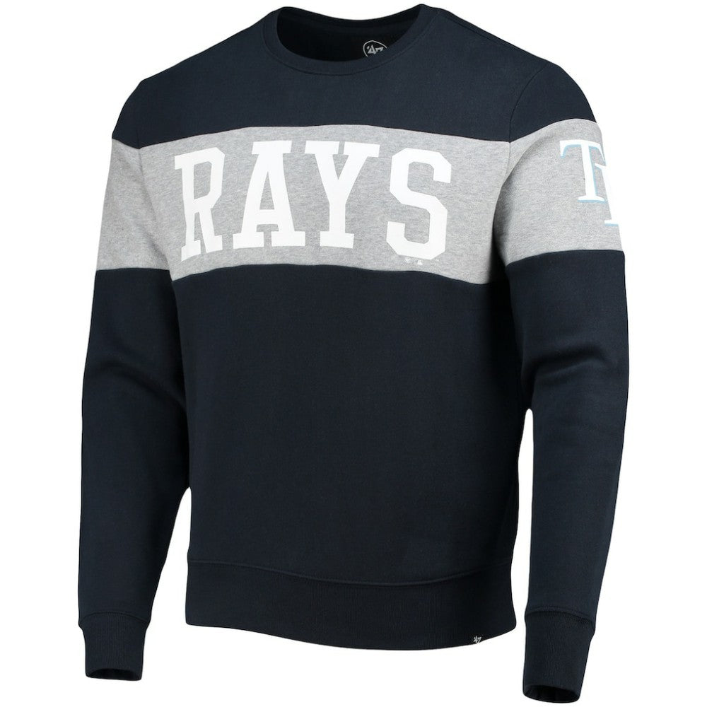 Navy Tampa Bay Rays '47 Interstate Pullover Sweatshirt