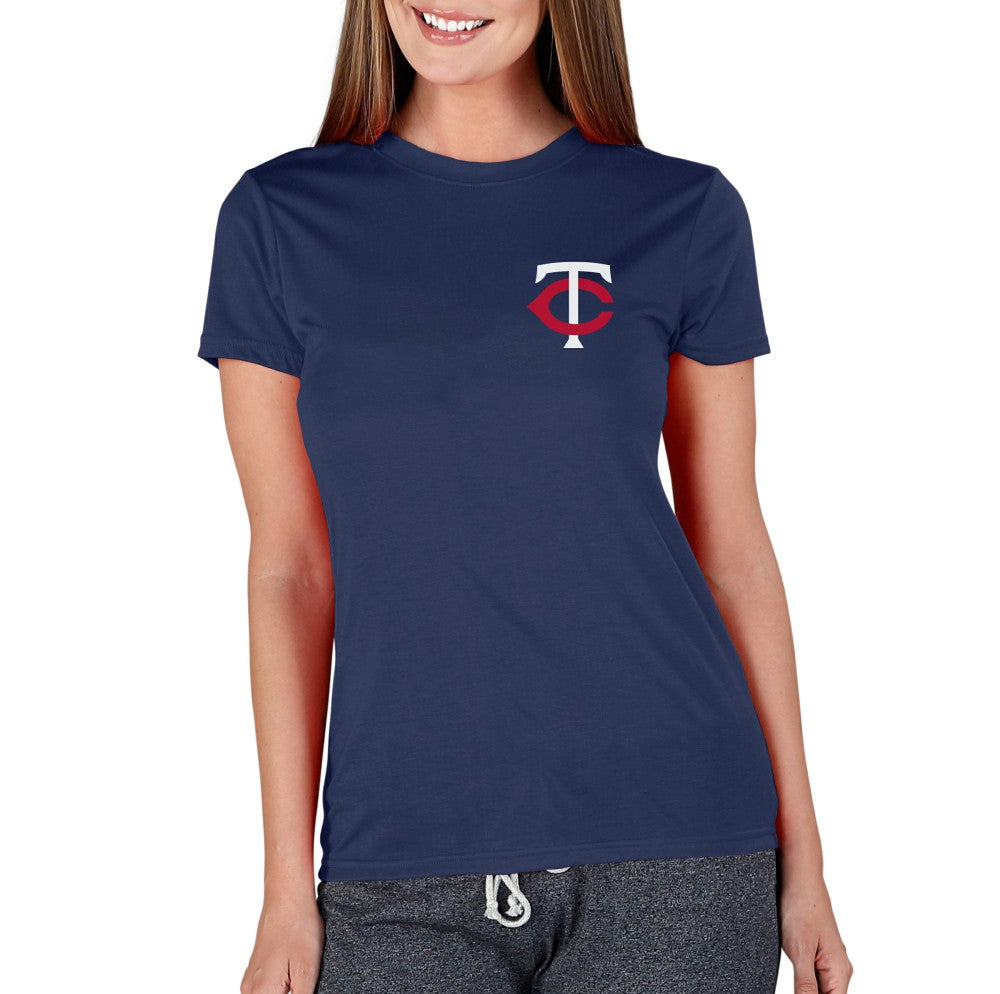 Navy Minnesota Twins Concepts Sport Women's Marathon Knit Top