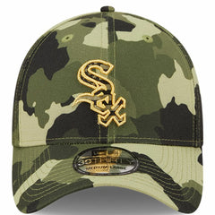 Camo Chicago White Sox New Era 2022 Armed Forces Day 39THIRTY Flex Hat