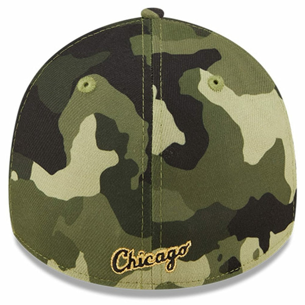 Camo Chicago White Sox New Era 2022 Armed Forces Day 39THIRTY Flex Hat