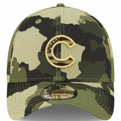 Camo Chicago Cubs New Era 2022 Armed Forces Day 39THIRTY Flex Hat
