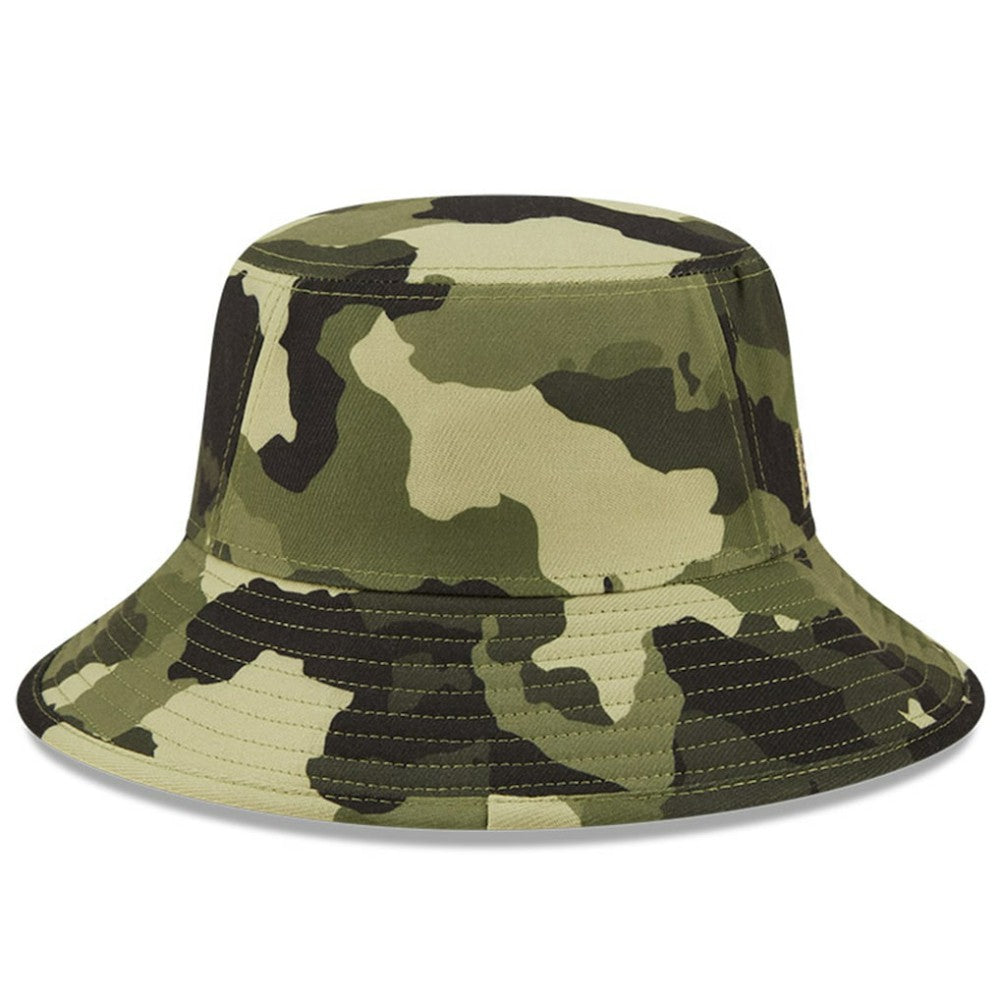Camo Chicago Cubs New Era 2022 Armed Forces Day Bucket Hat