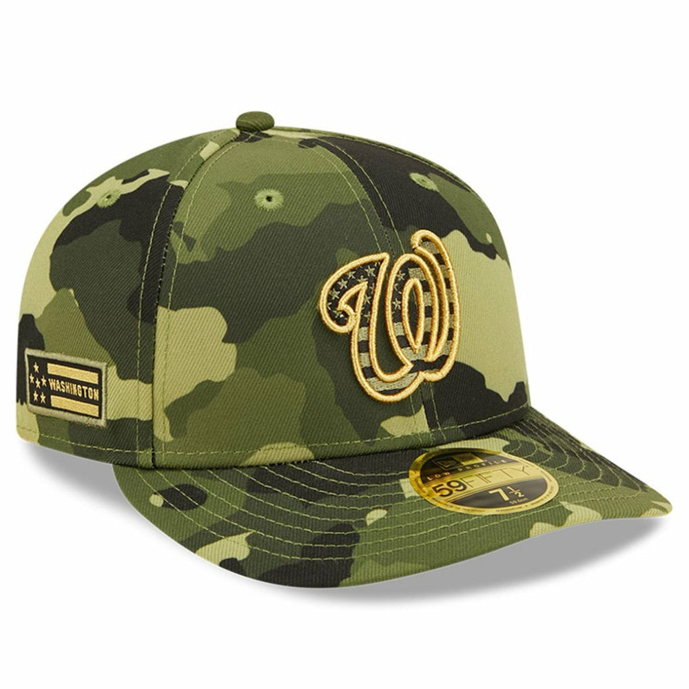 Camo Washington Nationals New Era 2022 Armed Forces Day On-Field Low Profile 59FIFTY