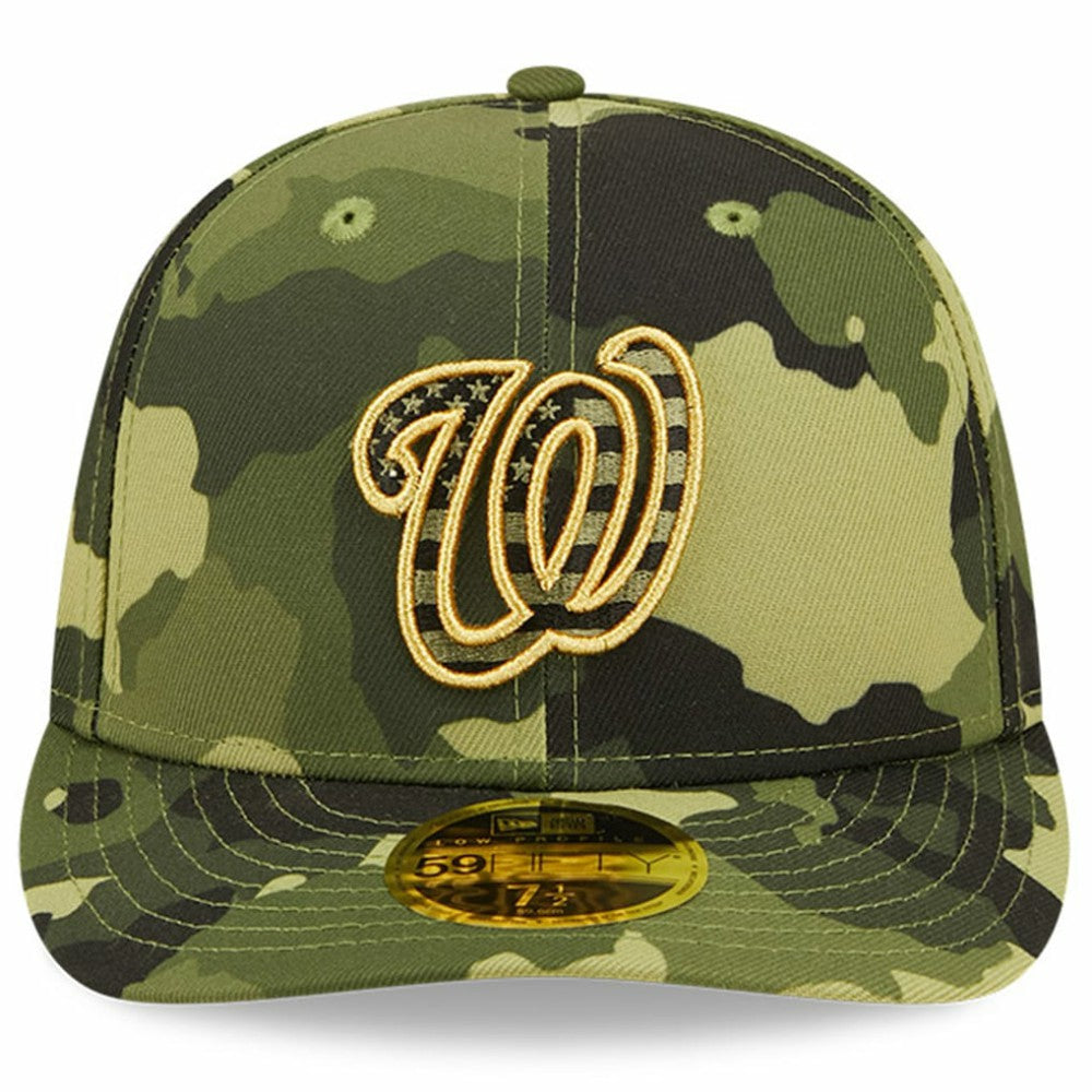 Camo Washington Nationals New Era 2022 Armed Forces Day On-Field Low Profile 59FIFTY