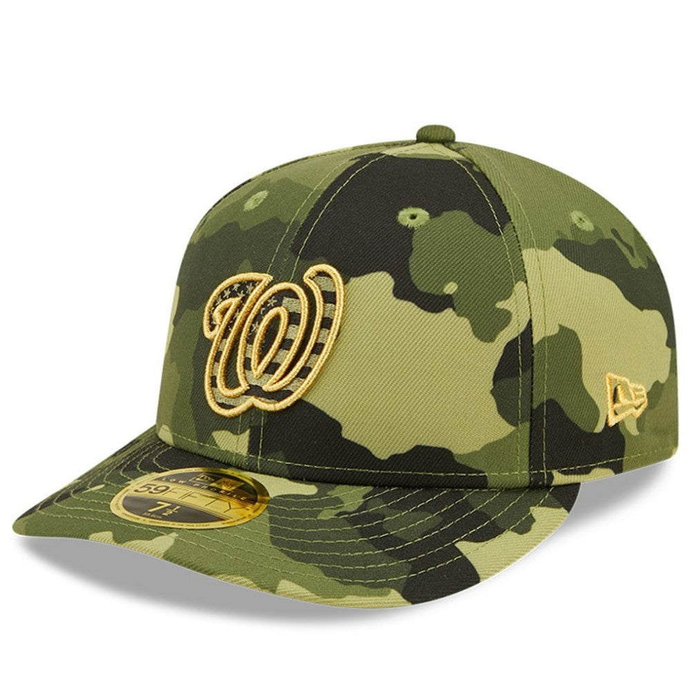 Camo Washington Nationals New Era 2022 Armed Forces Day On-Field Low Profile 59FIFTY