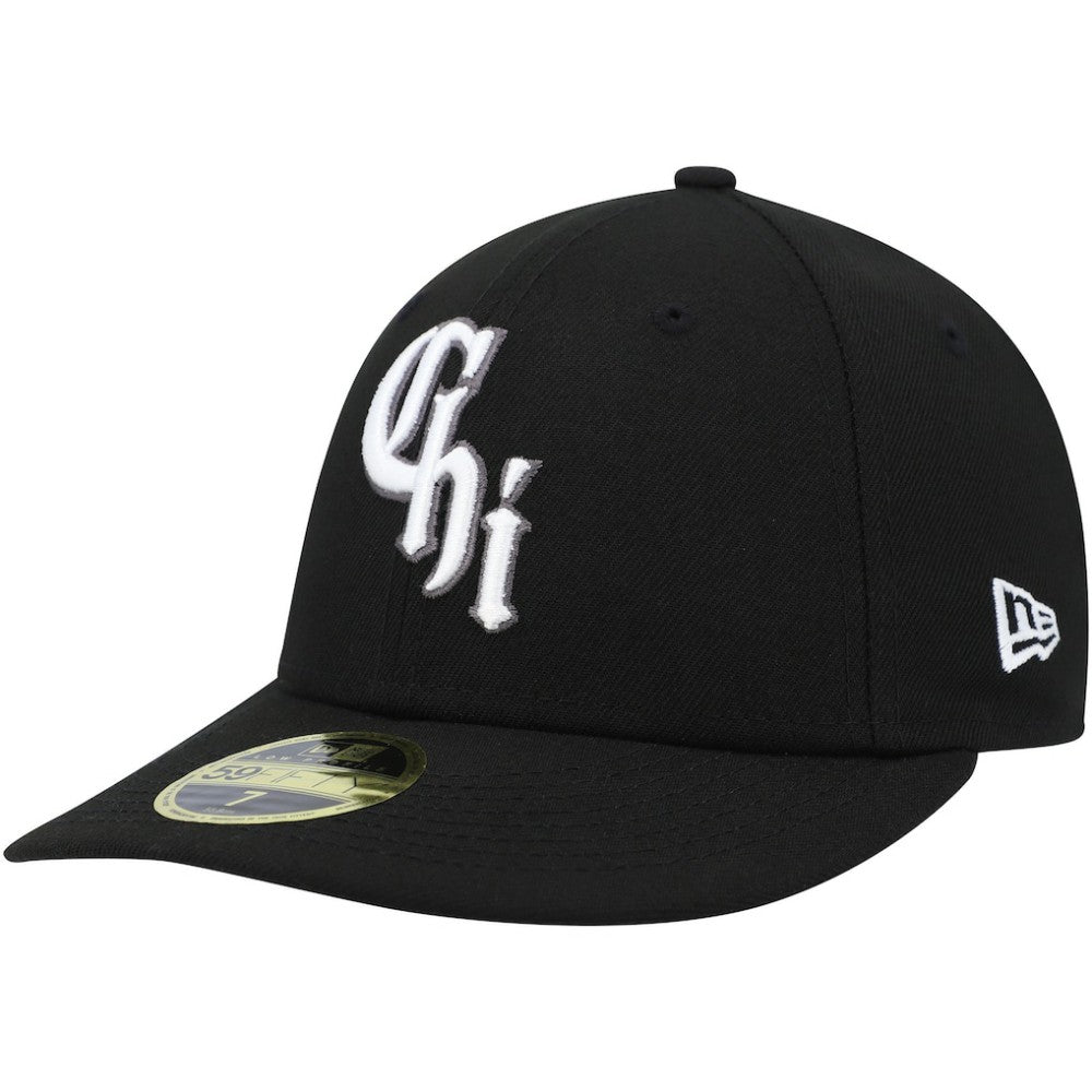 Black Chicago White Sox New Era City Connect Low Profile 59FIFTY Fitted Hat