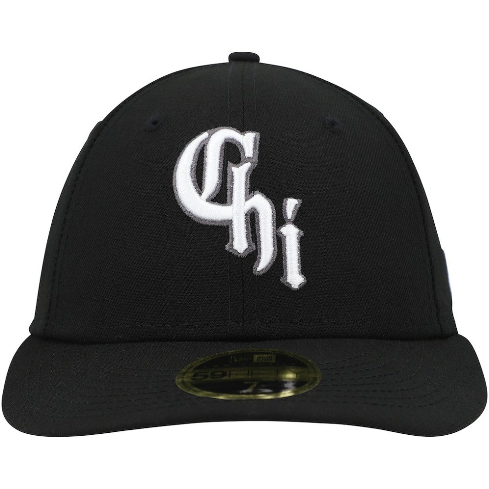 Black Chicago White Sox New Era City Connect Low Profile 59FIFTY Fitted Hat
