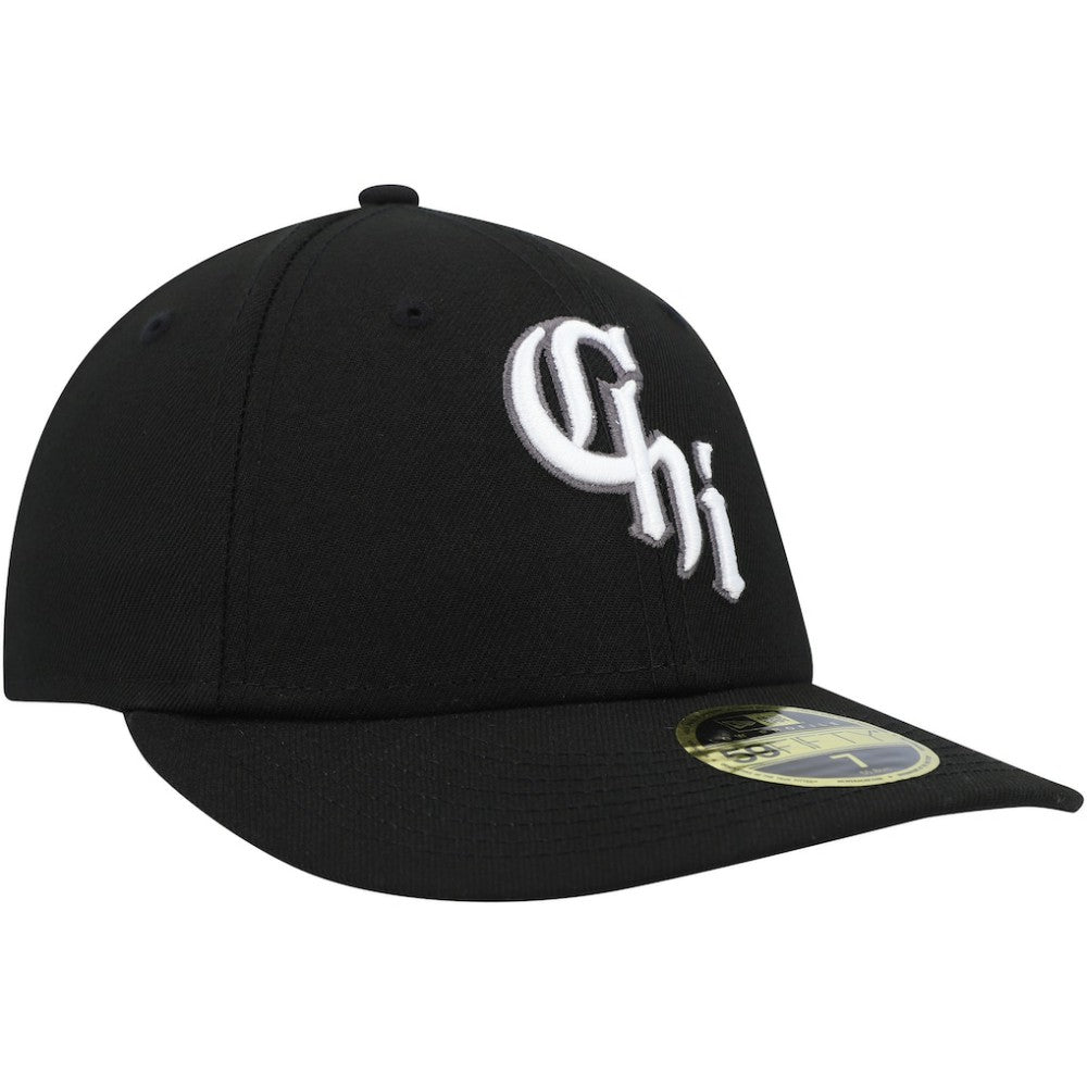 Black Chicago White Sox New Era City Connect Low Profile 59FIFTY Fitted Hat